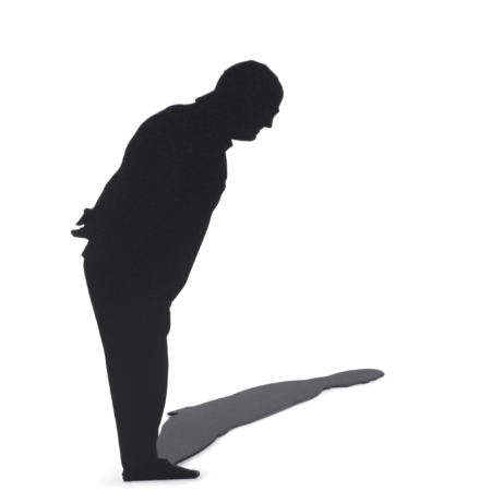 Man Looking Down - Shadow Figures - De Molensteen Hoorn