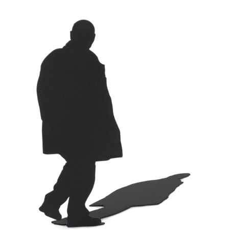 Man with big Jacket - Shadow Figures - De Molensteen Hoorn
